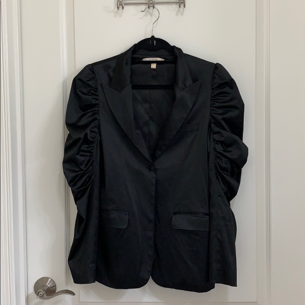 Jenny Han satin blazer
